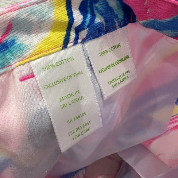Lilly Pulitzer Adie Shorts - Size 2 - pink sunset/the sunny side print - Picture 11 of 11